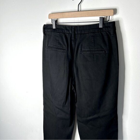 Banana Republic Black Mid-Rise Straight Trousers - Picture 6 of 9